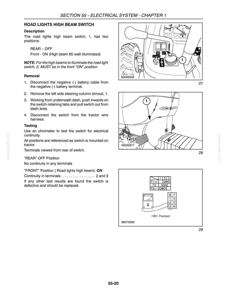 New Holland T2410, T2420 Tractor Service Repair Workshop Manual | Instant PDF Download image 8
