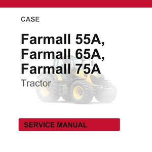 Case Farmall 55a, 65A, 75A traktorservice och reparationshandbok | Direkt PDF-nedladdning bild 1
