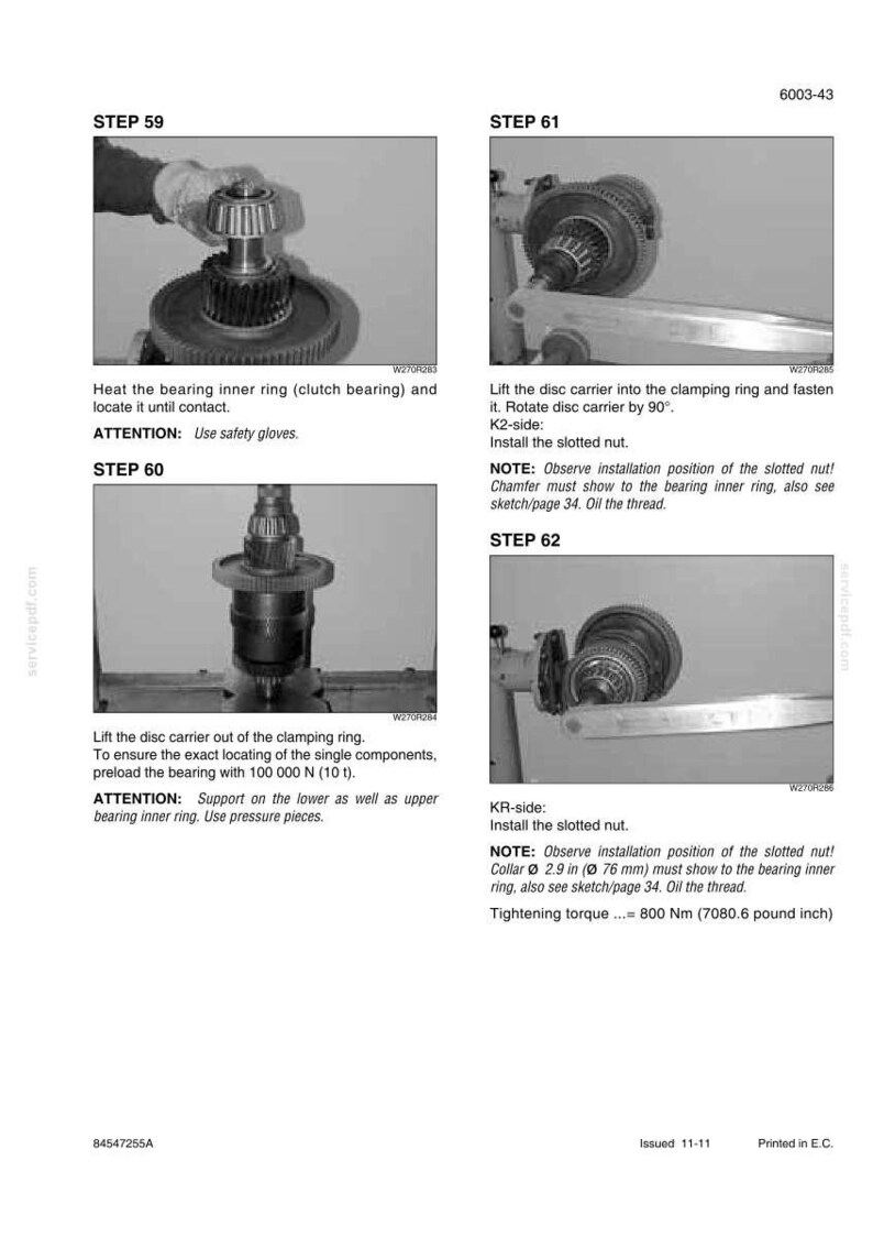 New Holland W270C, W300C Wheel Loader Service Repair Workshop Manual | Instant PDF Download image 9