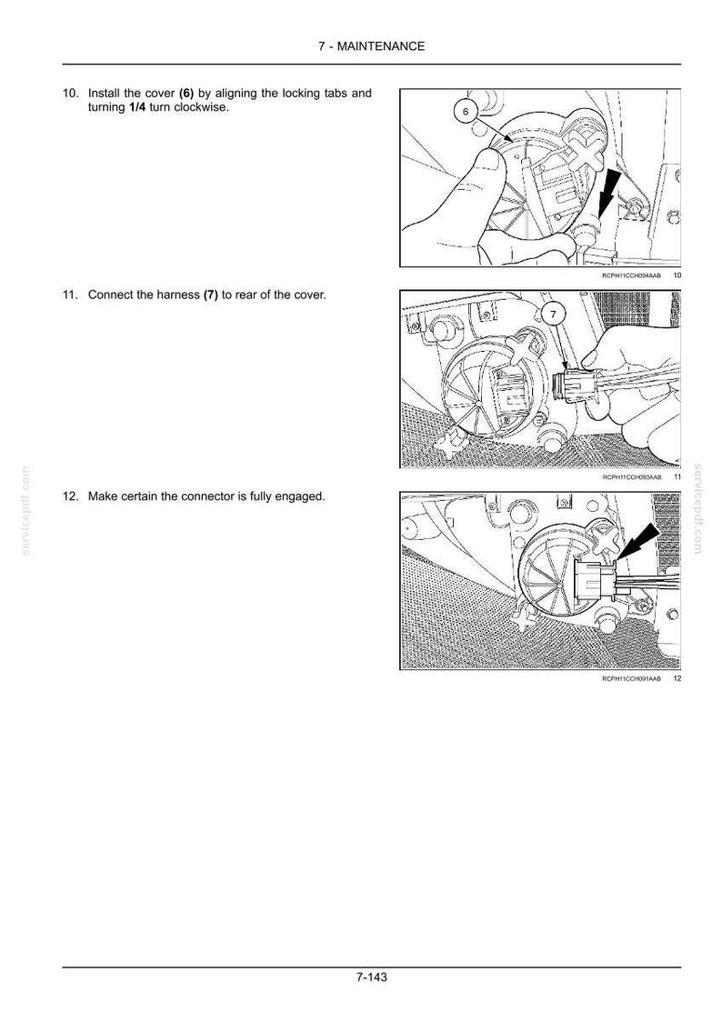 New Holland T8.275, T8.300, T8.330, T8.360, T8.390, T8.420 Tractor Operator Owners Operation Manual | Instant Pdf Download image 10