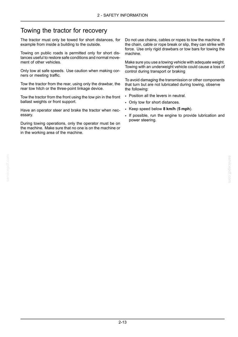 New Holland T4.65, T4.75 Powerstar Tractor Operator Owners Operation Manual | Instant PDF Download image 4