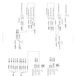 May include: Diagram of an electrical system with labels for safety and signaling components, including lights and connectors. Text includes "SECTION 55 - ELECTRICAL SYSTEM - CHAPTER 9" and "SAFETY & SIGNALING".
