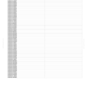 Peut inclure: Document blanc avec le titre "Engine - Pump drives" et une liste de num&eacute;ros de pi&egrave;ces, comme F4DFE4131*B001, sous le titre "Pump drives - Remove". Le document comprend une date et une mesure.