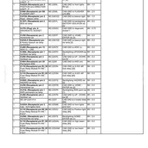 May include: A detailed diagram of electrical systems, harnesses, and connectors, including wire specifications, pin numbers, and color codes. The sheet includes text and is labeled "SHEET 04".