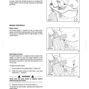 New Holland T1010, T1030, 230GM Tractor Operator Owners Operation Manual | Instant Pdf Download image 5