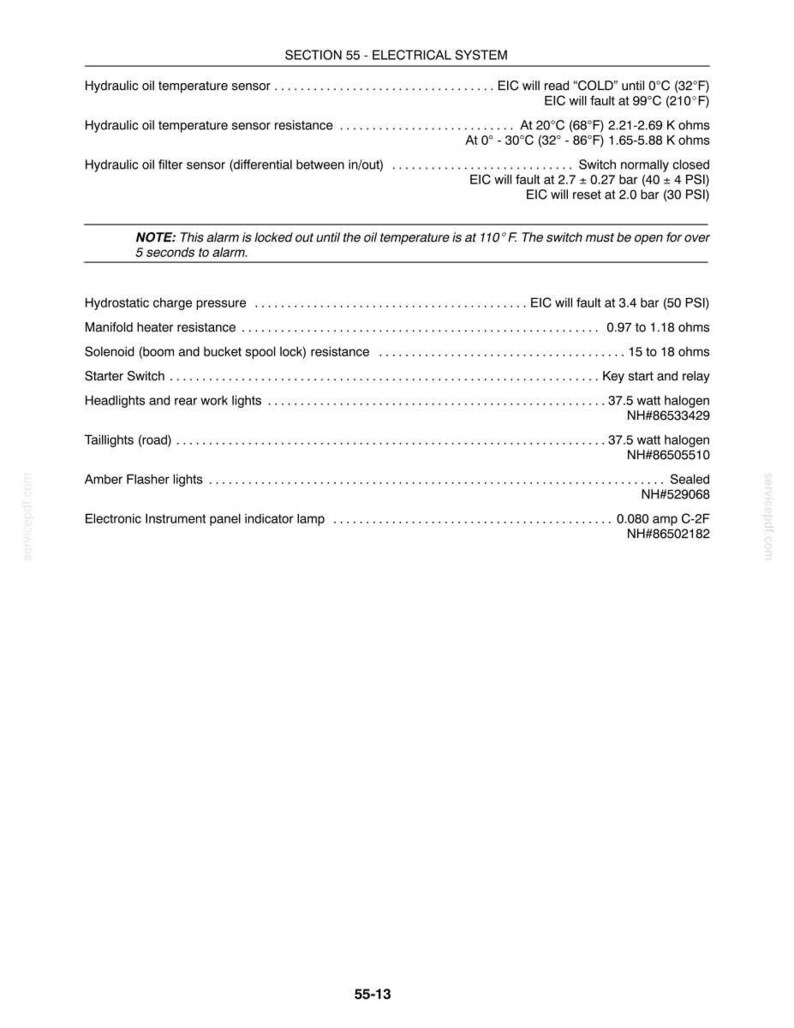 New Holland LS180, LS190 Skid Steer Loader Service Repair Workshop Manual | Instant PDF Download image 9