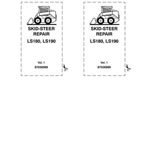 New Holland LS180, LS190 Skid Steer Loader Service Repair Workshop Manual | Instant PDF Download image 3