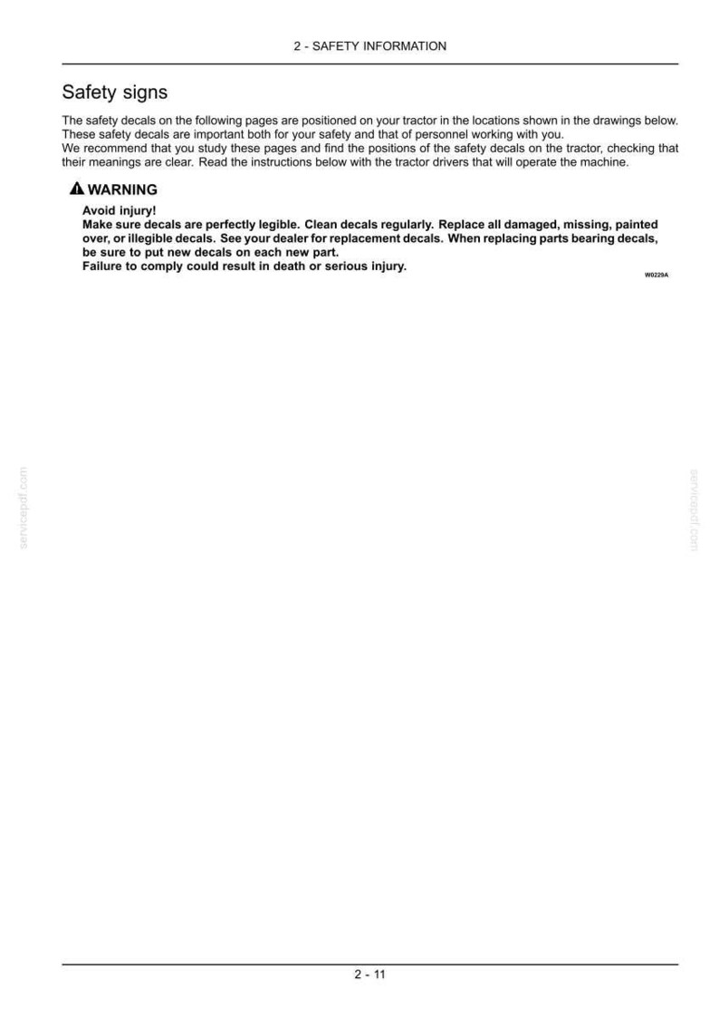 New Holland T4030f, T4040f, T4050F, T4060F Tractor Operator Owners Operation Manual | Instant PDF Download image 4