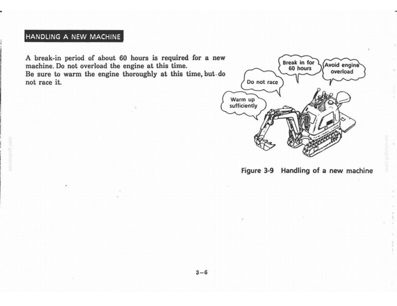 Kobelco SS60 Hydraulic Excavator Operator Owners Operation Manual | Instant PDF Download image 4