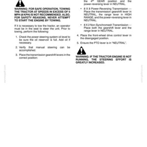 New Holland 345d, 445D, 545D Tractor Loader Backhoe Operator Owners Operation Manual | Instant PDF Download image 5