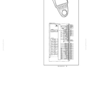 Puede incluir: Diagrama de un sistema el&eacute;ctrico con una pantalla de monitor y un dispositivo de control port&aacute;til. El diagrama incluye etiquetas y una representaci&oacute;n esquem&aacute;tica de los componentes y conexiones del sistema. El texto "Monitor display" est&aacute; en la parte superior.
