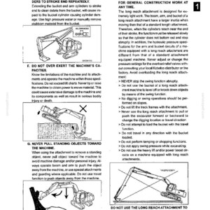 Kobelco Sk160lc-6e, ED190LC-6E Hydraulic Excavator Operator Owners Operation Manual | Instant PDF Download image 3