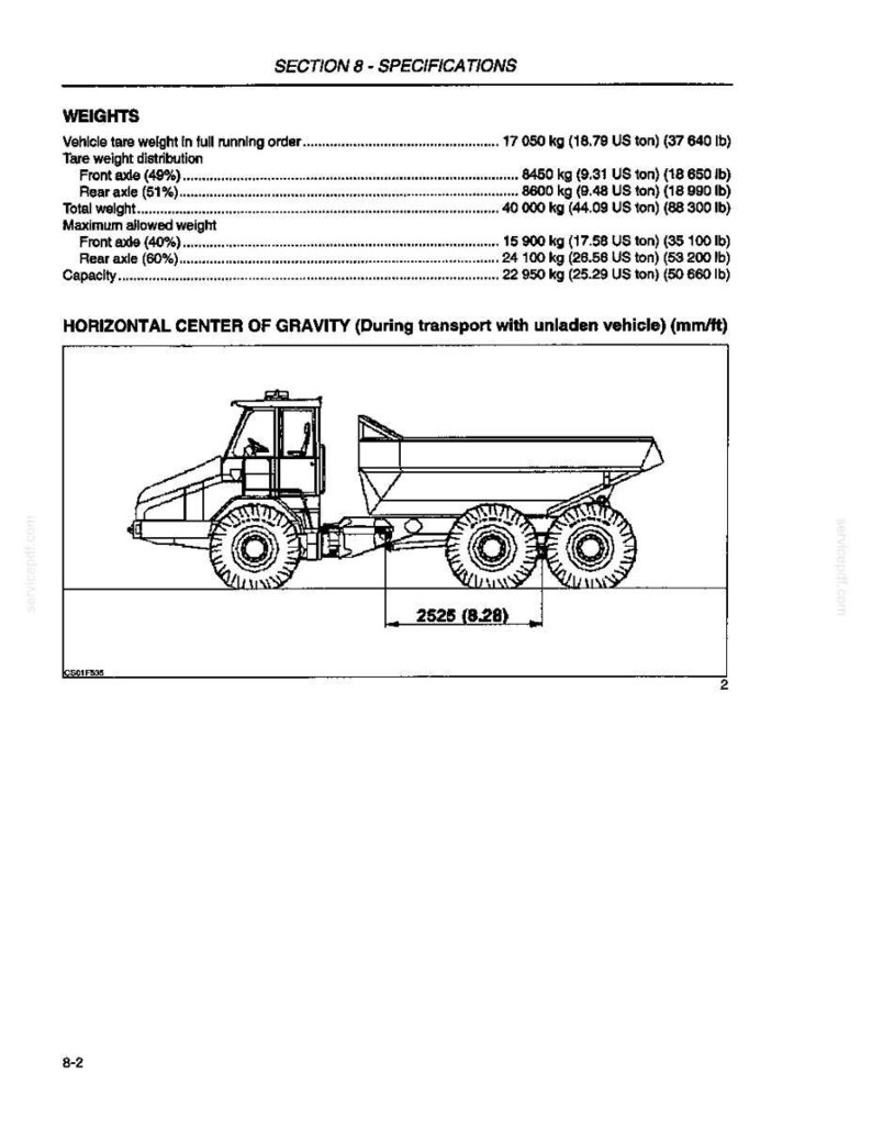 New Holland AD250 Articulated Dump Truck Operator Owners Operation Manual | Instant PDF Download image 10