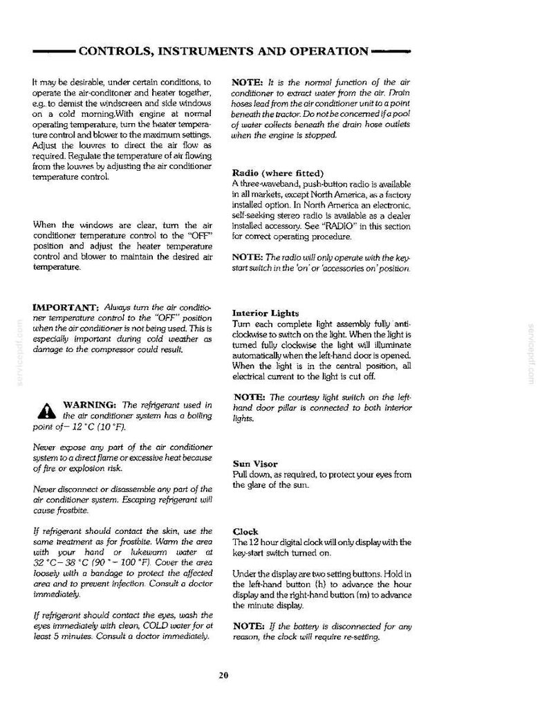 Manual de operación y mantenimiento del tractor New Holland 5610s, 6610s, 7610S II / Descarga instantánea en PDF imagen 5