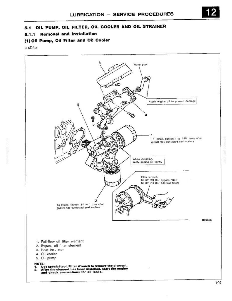 Mitsubishi 4D3, 4DR Diesel Engine Service Repair Workshop Manual | Instant PDF Download image 5