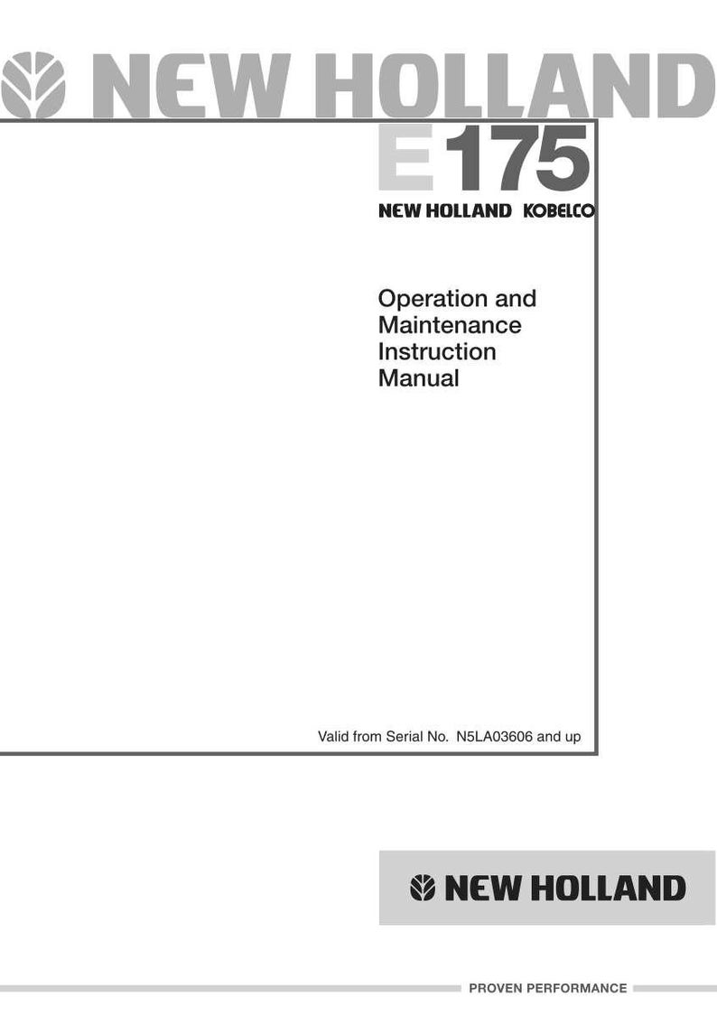 New Holland E175 Crawler Excavator Operator Owners Operation Manual | Instant PDF Download image 3