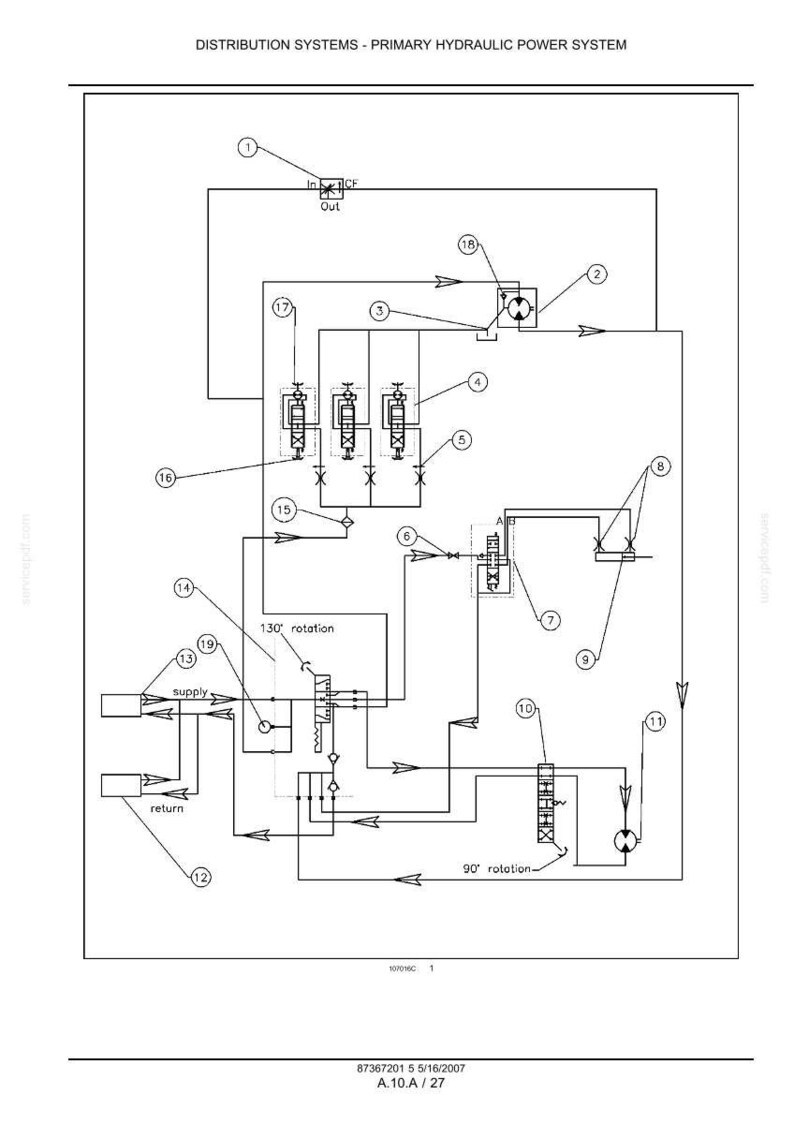 New Holland SC180, SC230, SC260, SC380, SC430 Lufttillförsel Service Reparation Verkstadsmanual | Direkt PDF-nedladdning bild 4