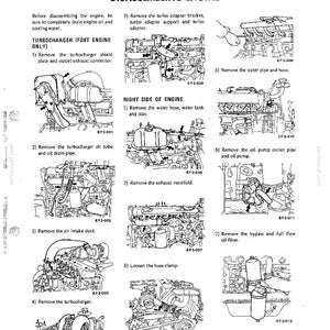 Nissan FD6, FD6T Diesel Engine Service Repair Workshop Manual | Instant PDF Download image 4
