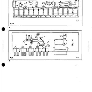 May include: Diagram of an electrical system, labeled "ELECTRICAL SYSTEM" and "Section 16/3". The diagram includes two detailed schematics of circuit boards, with various components and labels. The New Holland logo is visible.