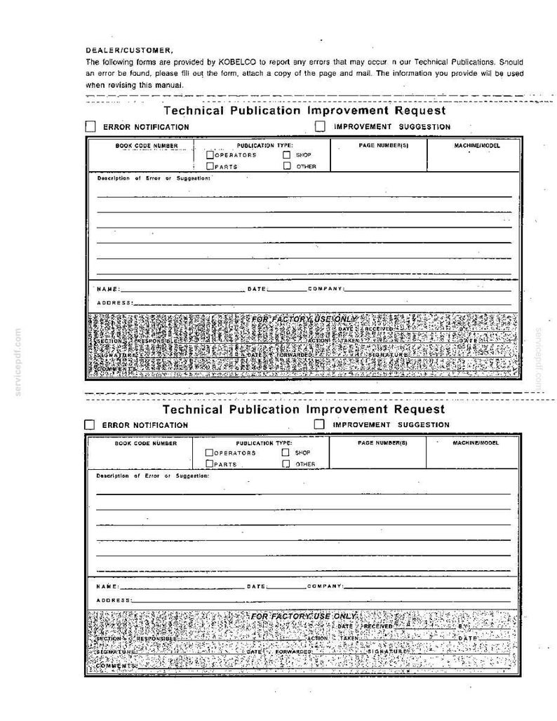 Kobelco Sk160lc-6e, ED190LC-6E Hydraulic Excavator Operator Owners Operation Manual | Instant PDF Download image 9