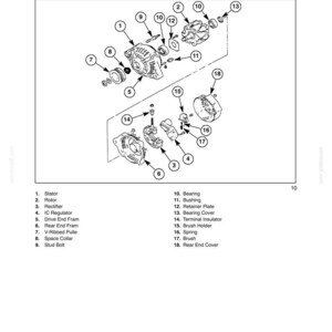 Manuale di officina per la riparazione e la manutenzione dei trattori New Holland TZ18DA, TZ22DA, TZ24DA, TZ25DA / Download PDF immediato immagine 10