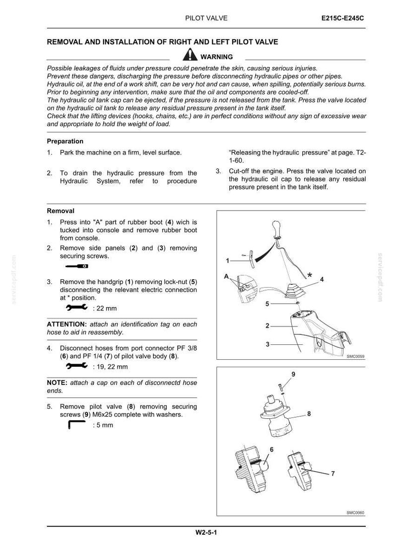New Holland E215c, E245C Crawler Excavators Tier IV Service Repair Workshop Manual | Instant PDF Download image 9