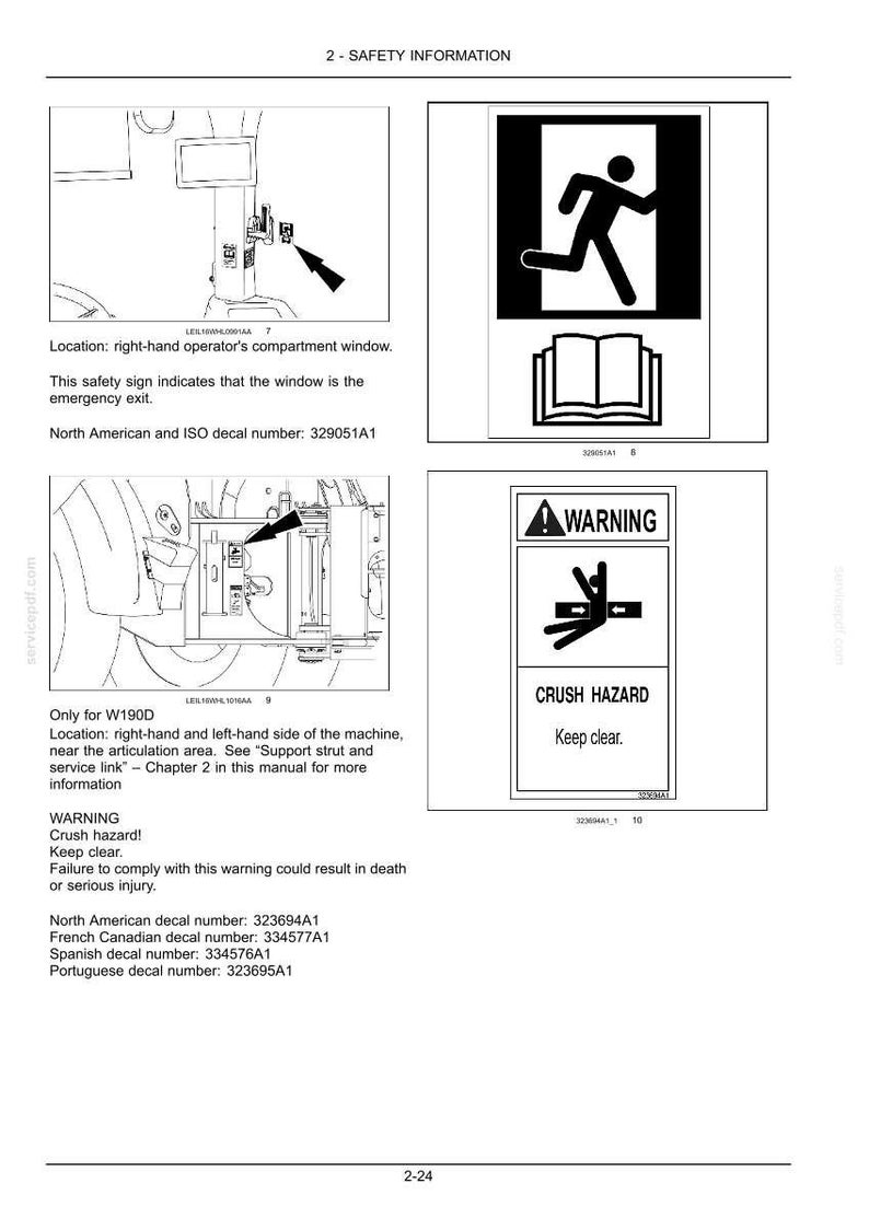 New Holland W190D, W230D Tier 2 Wheel Loader Operator Owners Operation Manual | Instant PDF Download image 4