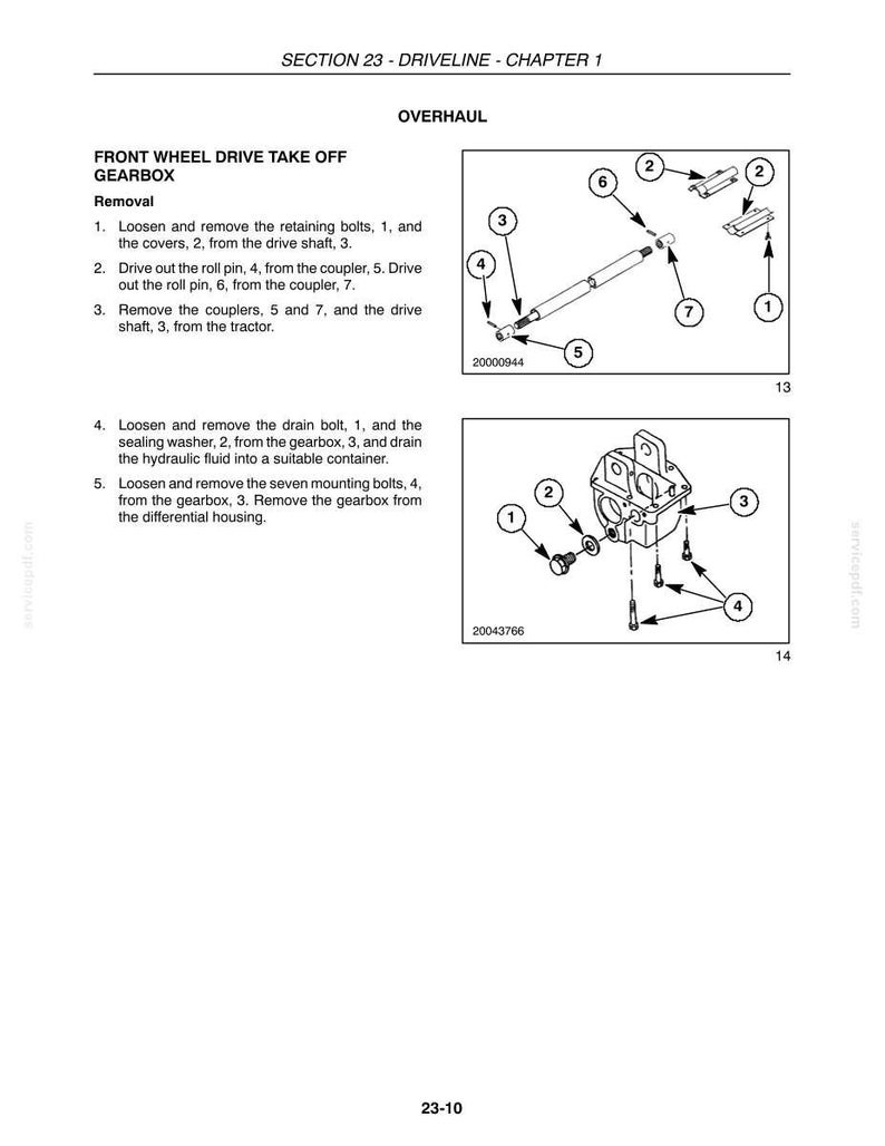 New Holland Tc35a, Tc35da, Tc40a, Tc40da, TC45A, TC45DA Tractor Service Repair Workshop Manual | Instant PDF Download image 5