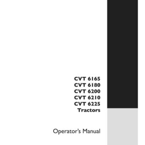 K&ouml;nnte beinhalten: Eine Bedienungsanleitung f&uuml;r Steyr CVT 6165, 6180, 6200, 6210 und 6225 Traktoren. Das wei&szlig;e Deckblatt zeigt schwarzen Text, einen schwarzen vertikalen Balken rechts und das Steyr-Logo unten rechts. Enth&auml;lt die Drucknummer 84273894, 3. Ausgabe.