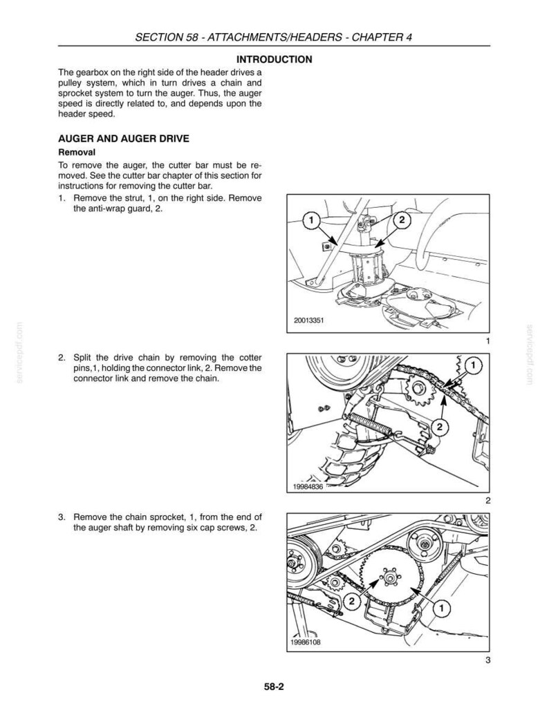 New Holland 2355, 2358 Disc Auger Header Service Repair Workshop Manual PDF | Instant PDF Download image 8