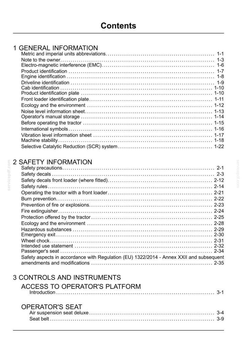 Steyr 4100, 4110, 4120 MULTI Stage IV Tractor Operator Owners Operation Manual | Instant PDF Download image 3