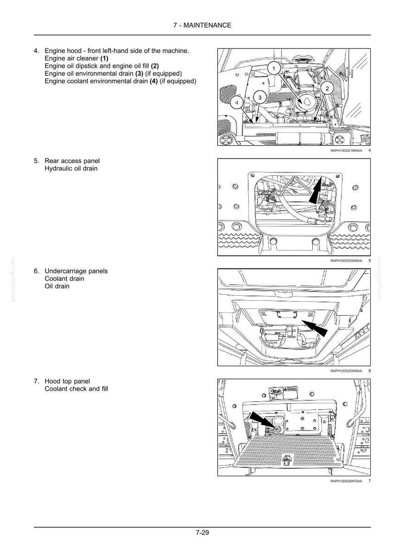 New Holland D150C Tier 2 Crawler Dozer Operator Owners Operation Manual | Instant PDF Download image 8