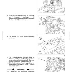 Steyr Kompakt 4055 S, Kompakt 4065 S Traktoren Wartungshandbuch Reparatur Werkstatthandbuch / Descargar PDF imagen 4