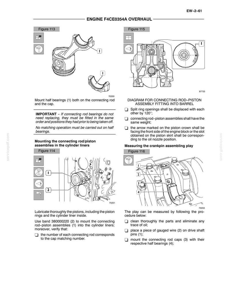 New Holland 334t/M2 F4CE0354A Engine Service Repair Workshop Manual PDF | Instant PDF Download image 9