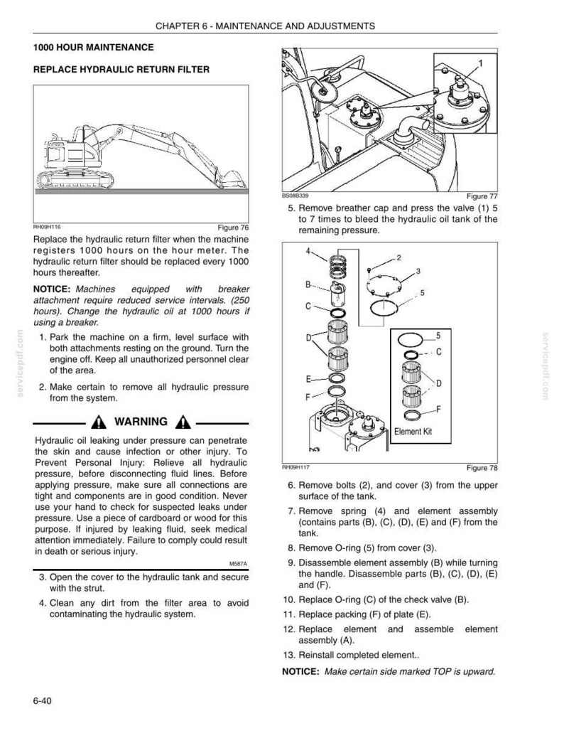 Kobelco 235SR Tier 4 Hydraulic Excavator Operator Owners Operation Manual | Instant PDF Download image 8