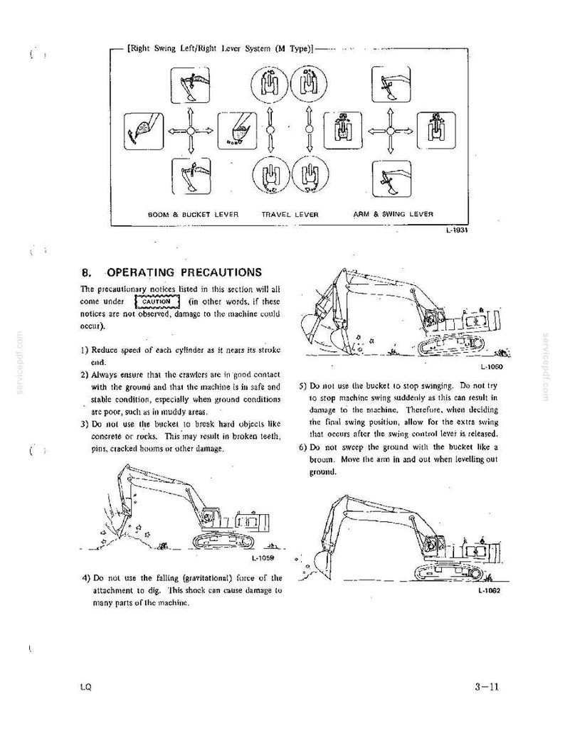 Kobelco MD450BLC Hydraulic Excavator Operator Owners Operation Manual | Instant PDF Download image 4