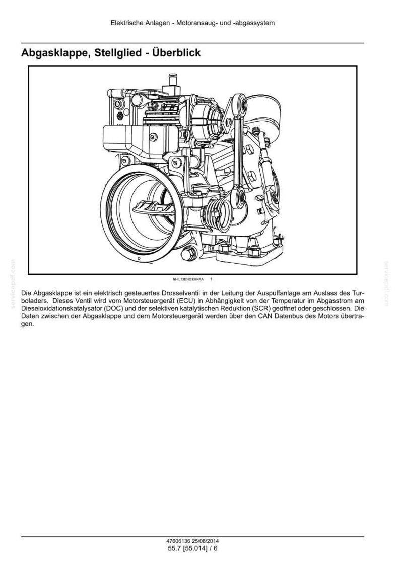 Steyr Nef Tier 4B ( final ) F4DFE413, F4DFE613, F4HFE413, F4HFE613 Motor Wartungsheft Reparatur Werkstattheft | PDF-Download Bild 10