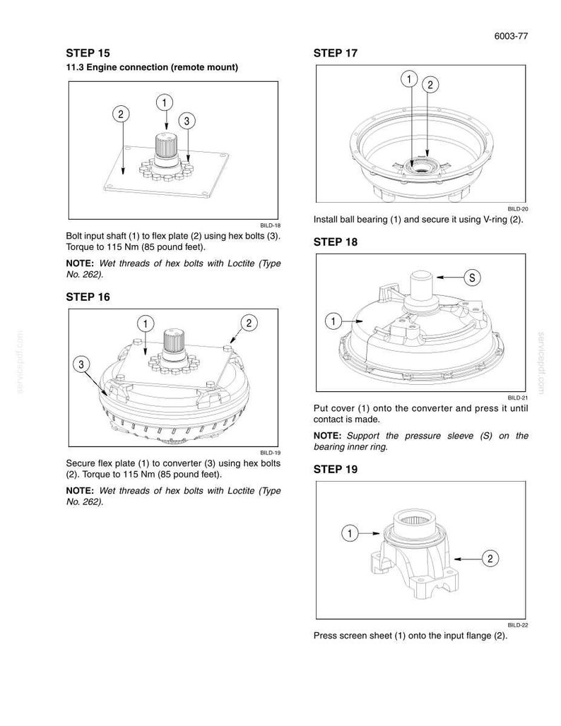 Manual de servicio y reparación para la cargadora de ruedas New Holland W190C Tier 2 / Descarga instantánea en PDF imagen 8
