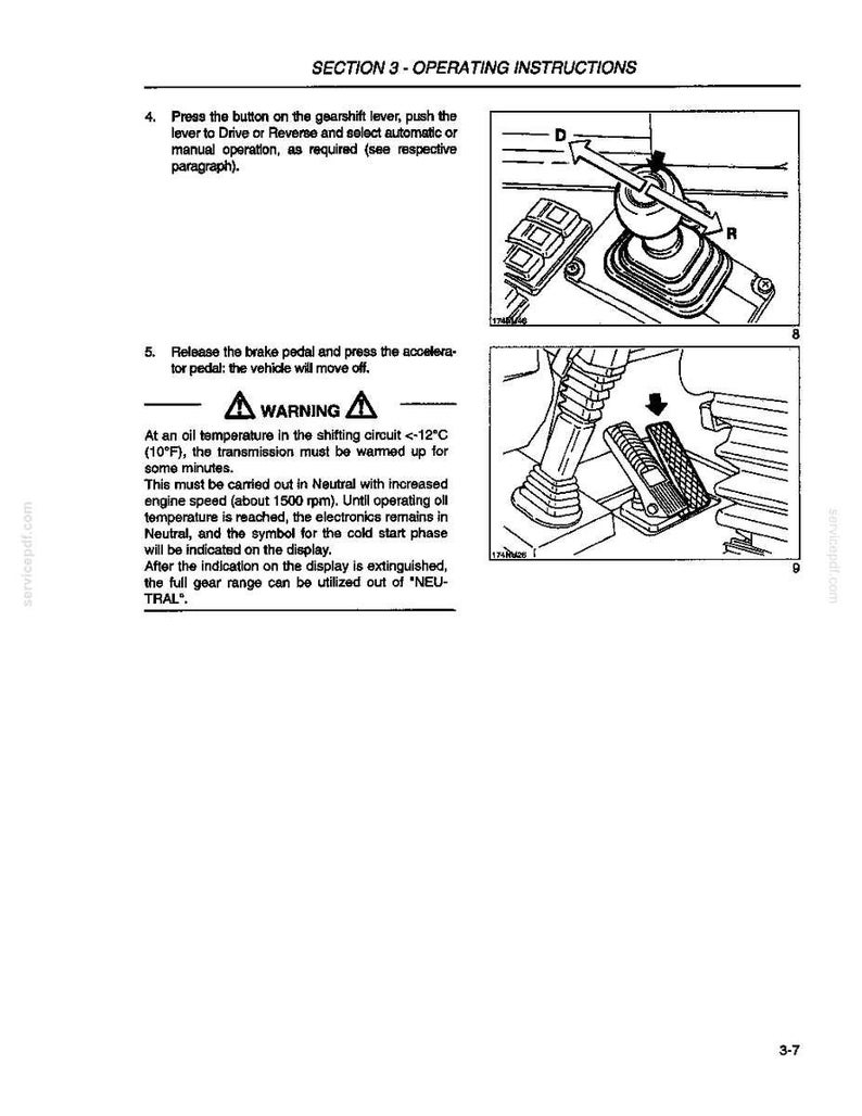 New Holland AD250 Articulated Dump Truck Operator Owners Operation Manual | Instant PDF Download image 6