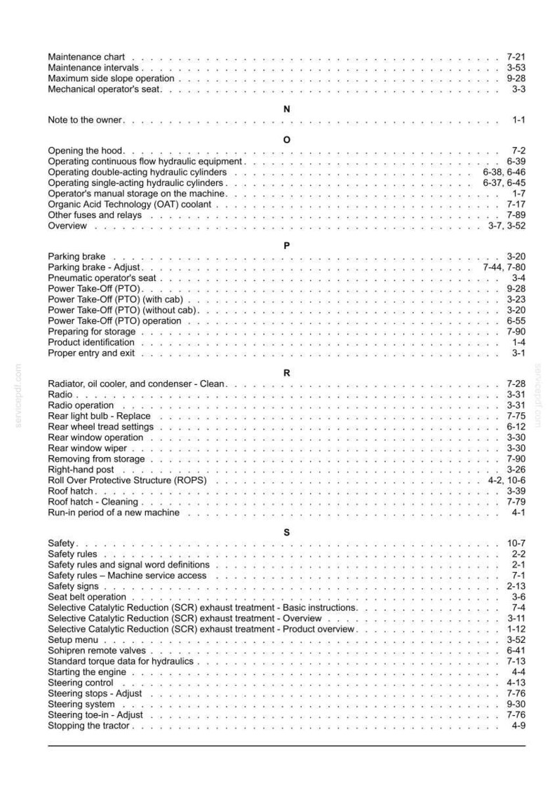 New Holland Ts6.110, Ts6.120, Ts6.130, Ts6.140 HC Tier 4B (slutgiltig) Traktorförarens bruksanvisning | Direkt PDF-nedladdning bild 11