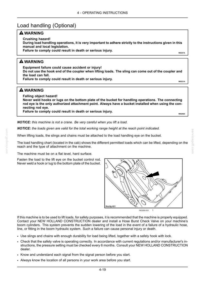 New Holland E175c EVO Tier III Crawler Excavator Operator Owners Operation Manual | Instant PDF Download image 7