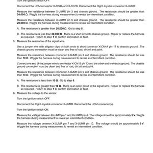 May include: A document titled "Electrical systems - FAULT CODES" with troubleshooting steps for automotive electrical issues. Instructions include measuring resistance and voltage, with connector and pin references. The document is dated 06/05/2014.