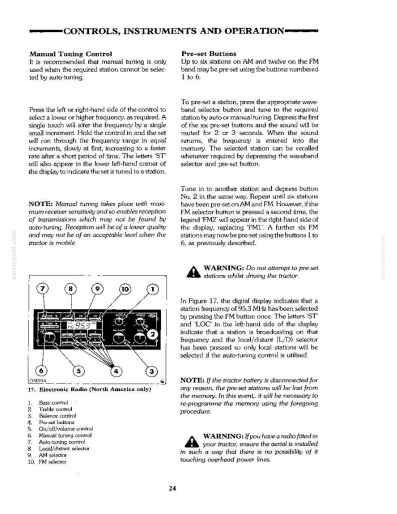 Ford 7810 Tractor Operator Owners Operation Manual | Instant PDF Download image 5