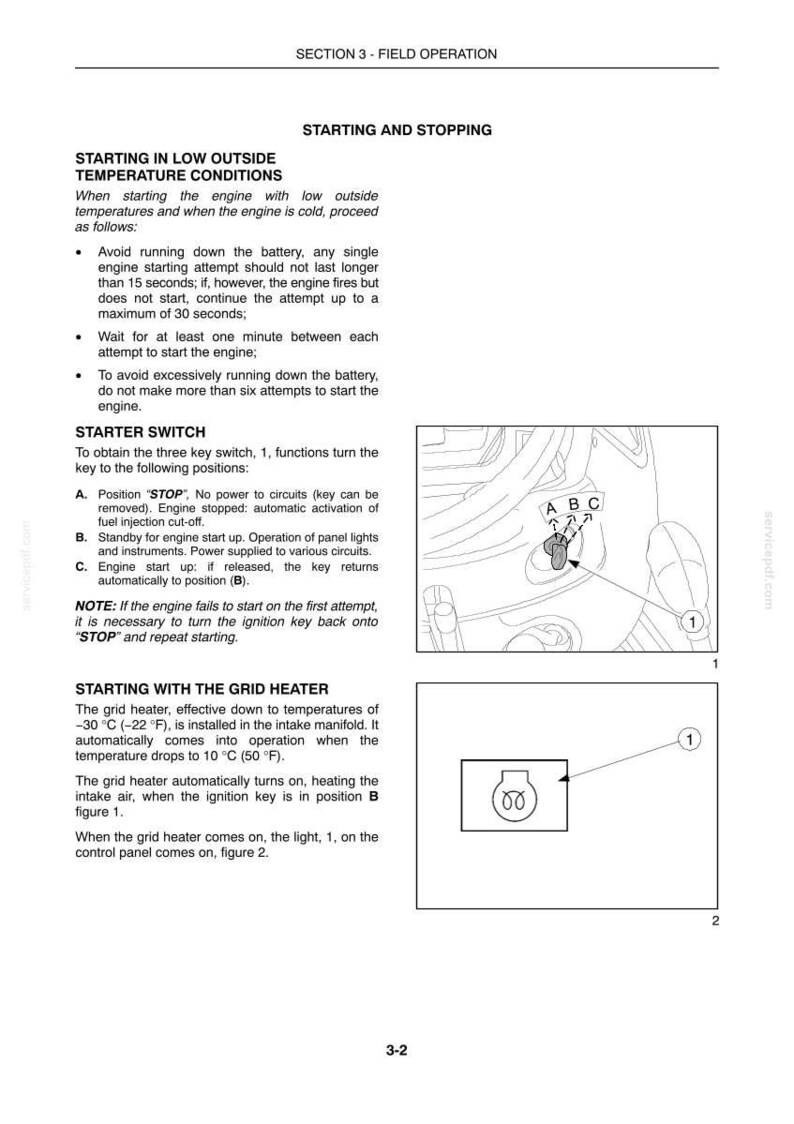 New Holland T4020, T4030, T4040, T4050 Deluxe SuperSteer Tractor Operator Owners Operation Manual | Instant Pdf Download image 6
