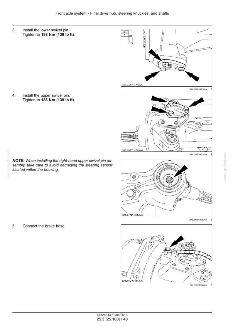 Steyr Cvt 6170, Cvt 6185, Cvt 6205, CVT 6215, CVT 6230 Tractor Service Repair Workshop Manual | Instant PDF Download | Market: Europe image 4