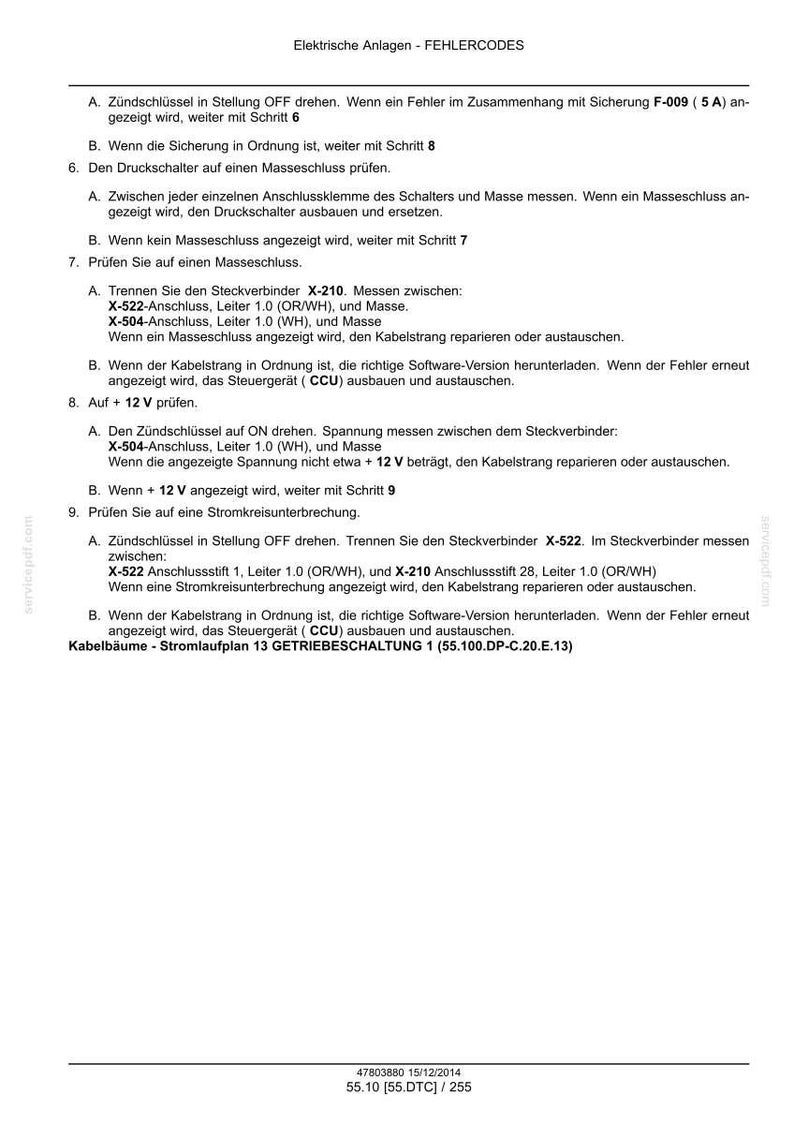 Steyr Kompakt 4075, 4085, 4095, 4105, 4115 Ecotech Traktor Wartungshandbuch Reparatur Werkstatthandbuch | PDF-Download | Market: Europe image 10
