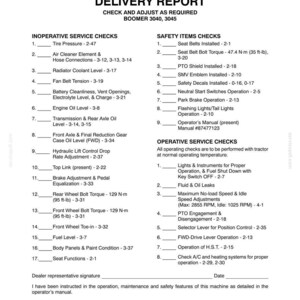 New Holland Boomer 3040, 3045 Tractor Operator Owners Operation Manual | Instant PDF Download image 11
