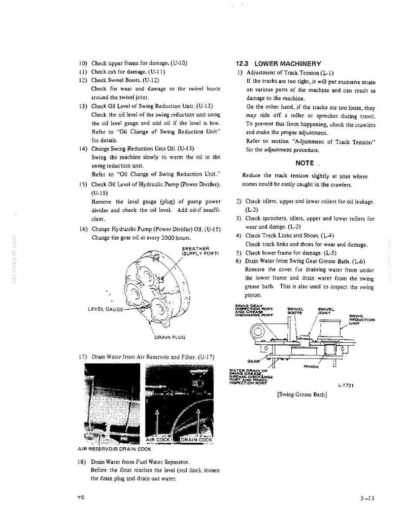 Kobelco MD300LC Hydraulic Excavator Operator Owners Operation Manual | Instant PDF Download image 6
