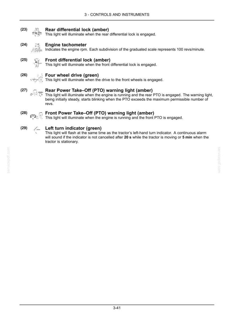 Steyr 4100, 4110, 4120 MULTI Stage IV Tractor Operator Owners Operation Manual | Instant PDF Download image 2