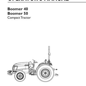New Holland Boomer 40, Boomer 50 Compact Tractor Operator Owners Operation Manual | Instant PDF Download image 3